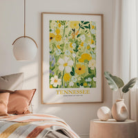 Tennessee Flower Poster