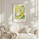Tennessee Flower Poster