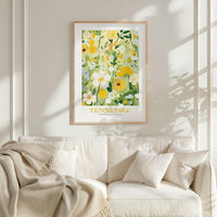 Tennessee Flower Poster