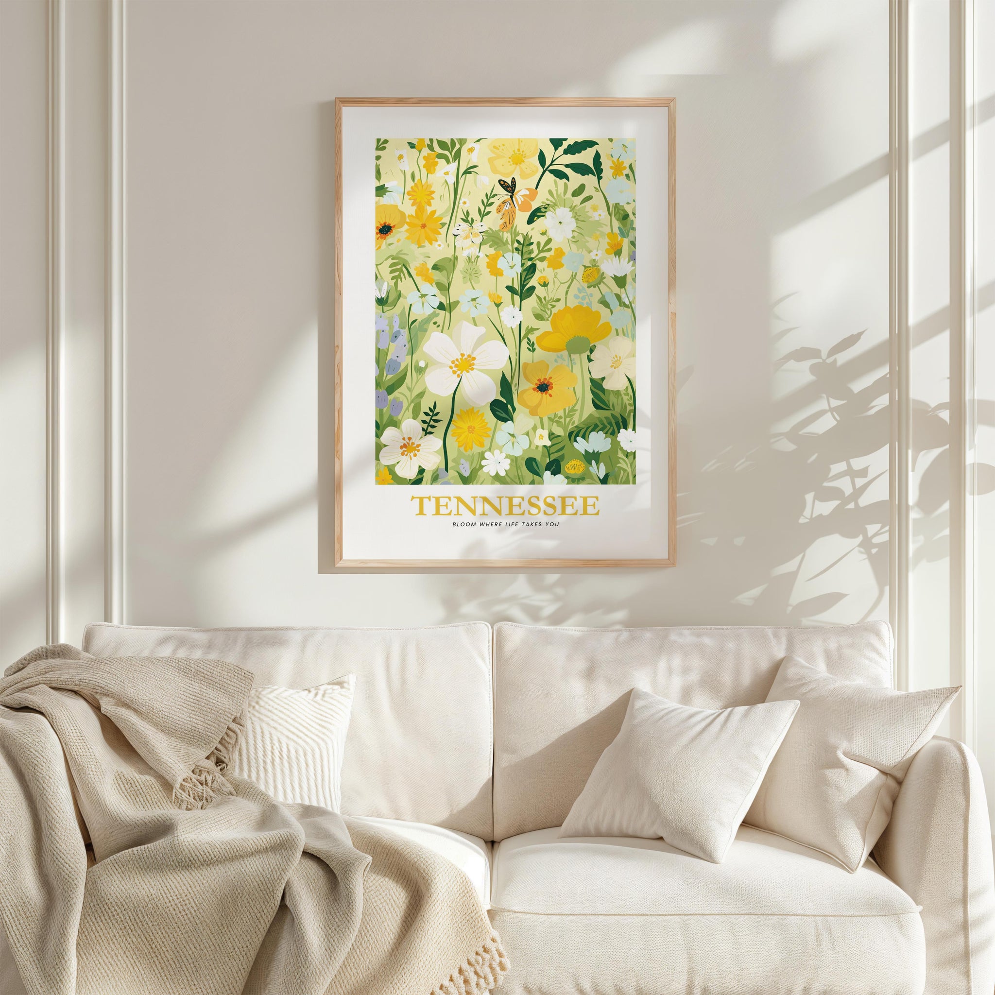Tennessee Flower Poster