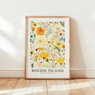 Rhode Island Flower Poster