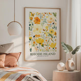 Rhode Island Flower Poster