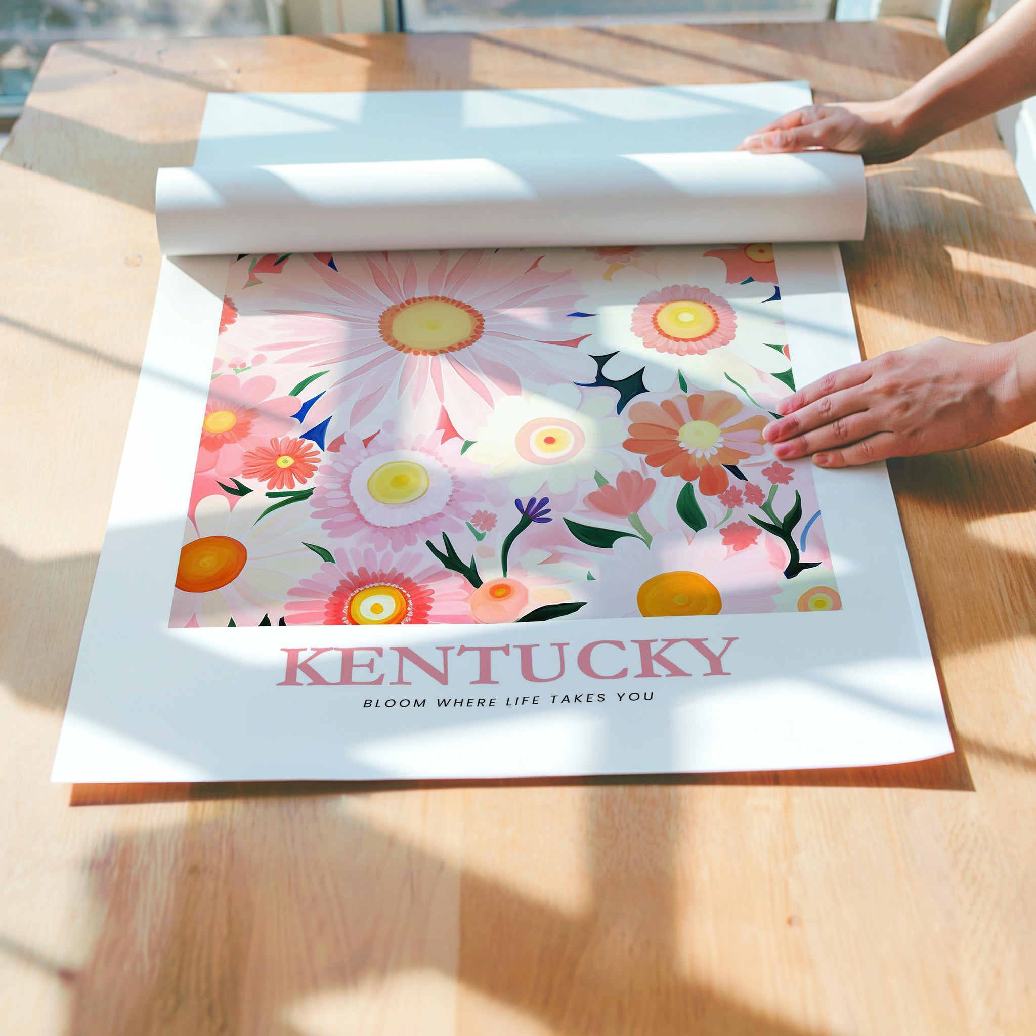Kentucky Flower Poster