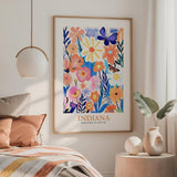 Indiana Flower Poster
