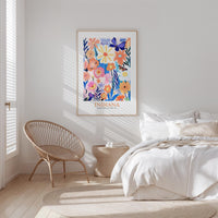 Indiana Flower Poster