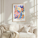 Indiana Flower Poster