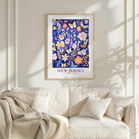 New Jersey Flower Poster