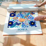 Iowa Flower Poster