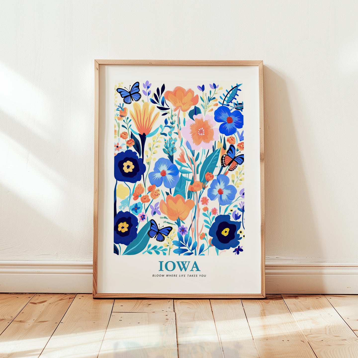 Iowa Flower Poster