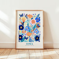 Iowa Flower Poster