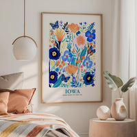 Iowa Flower Poster