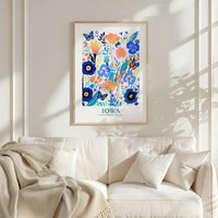 Iowa Flower Poster