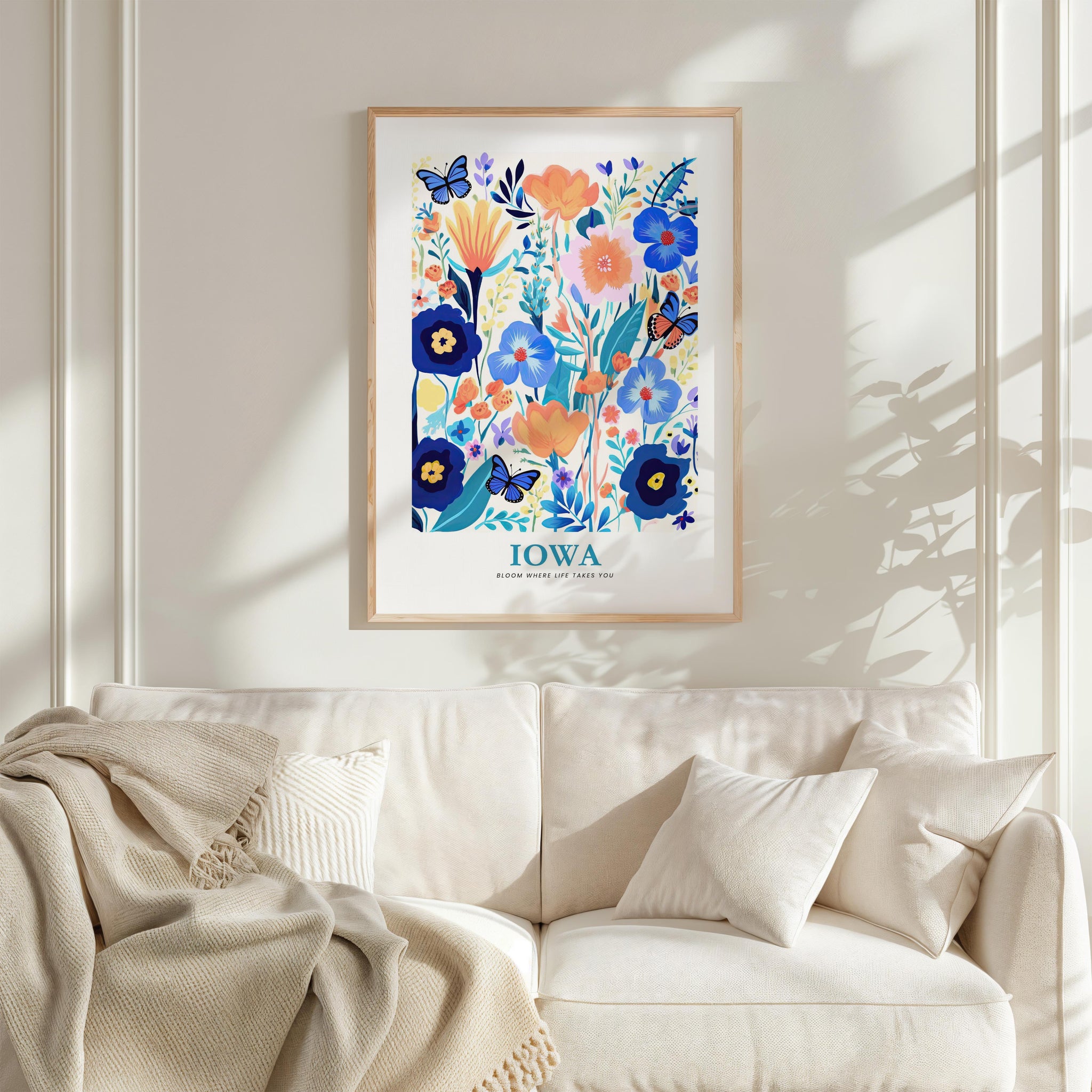 Iowa Flower Poster
