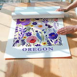 Oregon Flower Poster