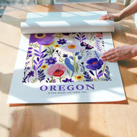 Oregon Flower Poster