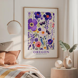 Oregon Flower Poster