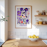 Oregon Flower Poster