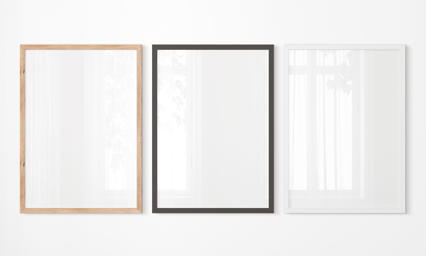 Natural Wood - Premium Wooden Frame