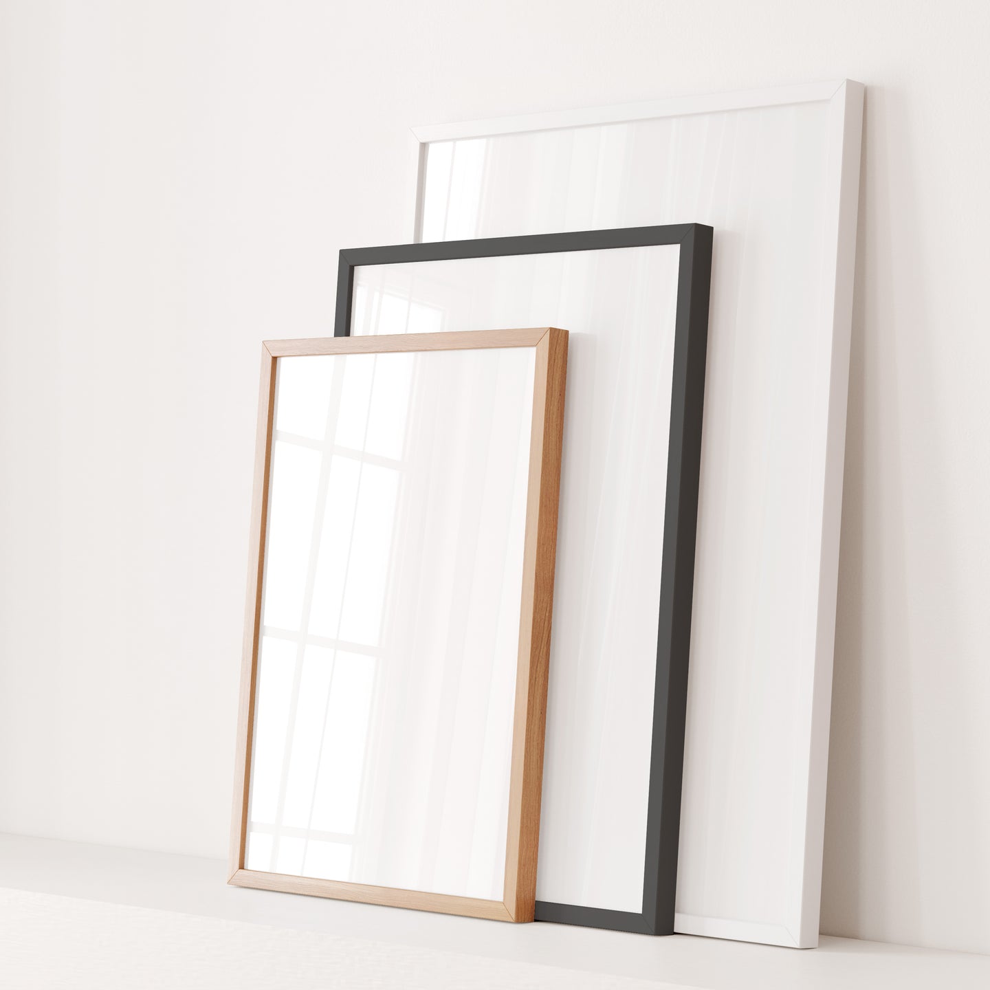 Natural Wood - Premium Wooden Frame