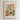 The image is a framed poster depicting a vibrant and colorful flower market.