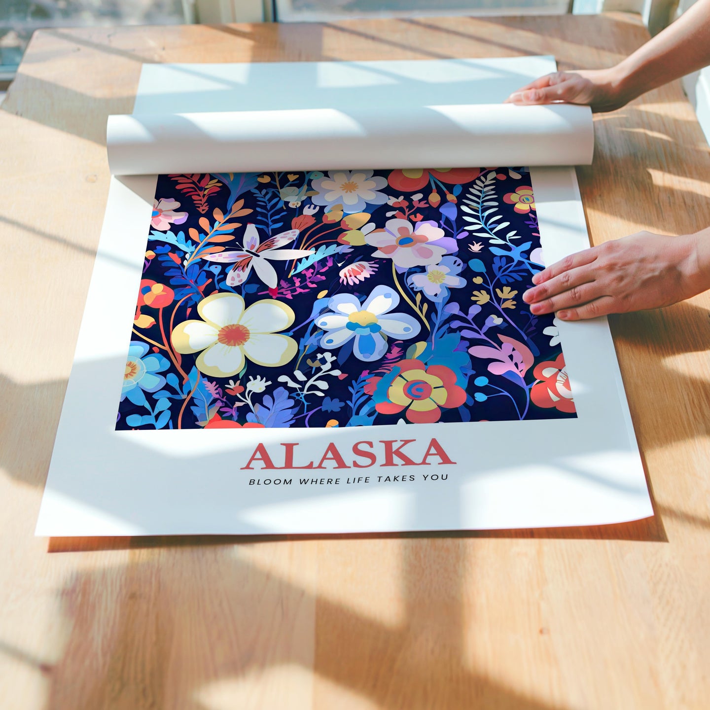 Alaska Flower Poster