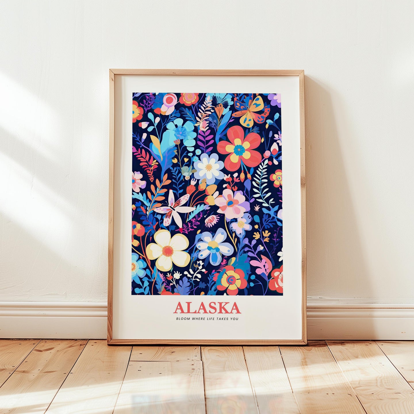 Alaska Flower Poster