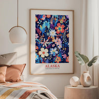 Alaska Flower Poster