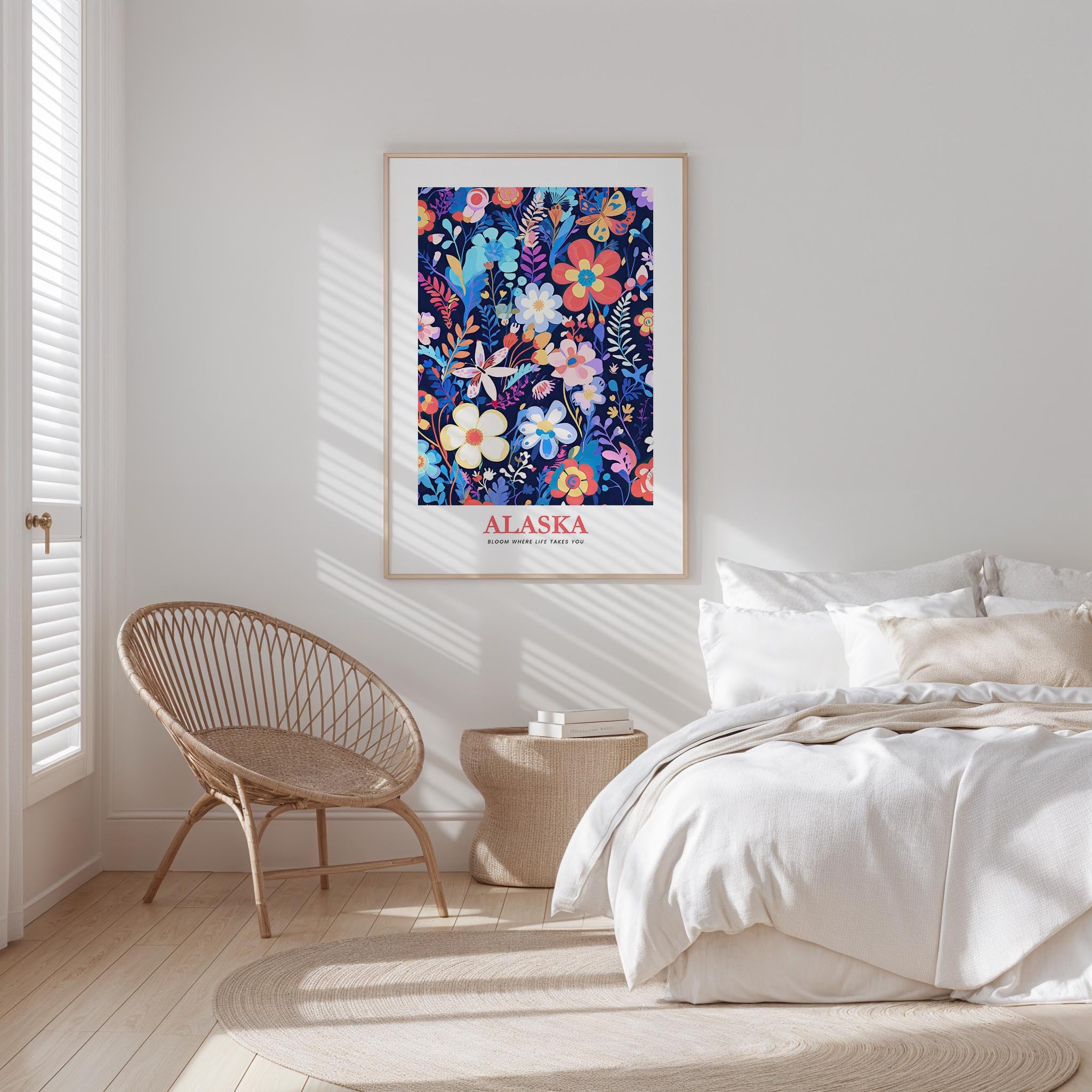 Alaska Flower Poster