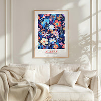 Alaska Flower Poster