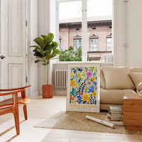 North Carolina Flower Poster