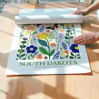 South Dakota Flower Poster