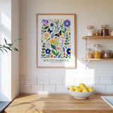South Dakota Flower Poster