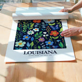 Louisiana Flower Poster