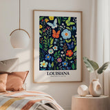 Louisiana Flower Poster