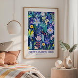 New Hampshire Flower Poster