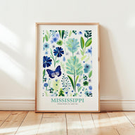Mississippi Flower Poster