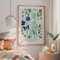 Mississippi Flower Poster