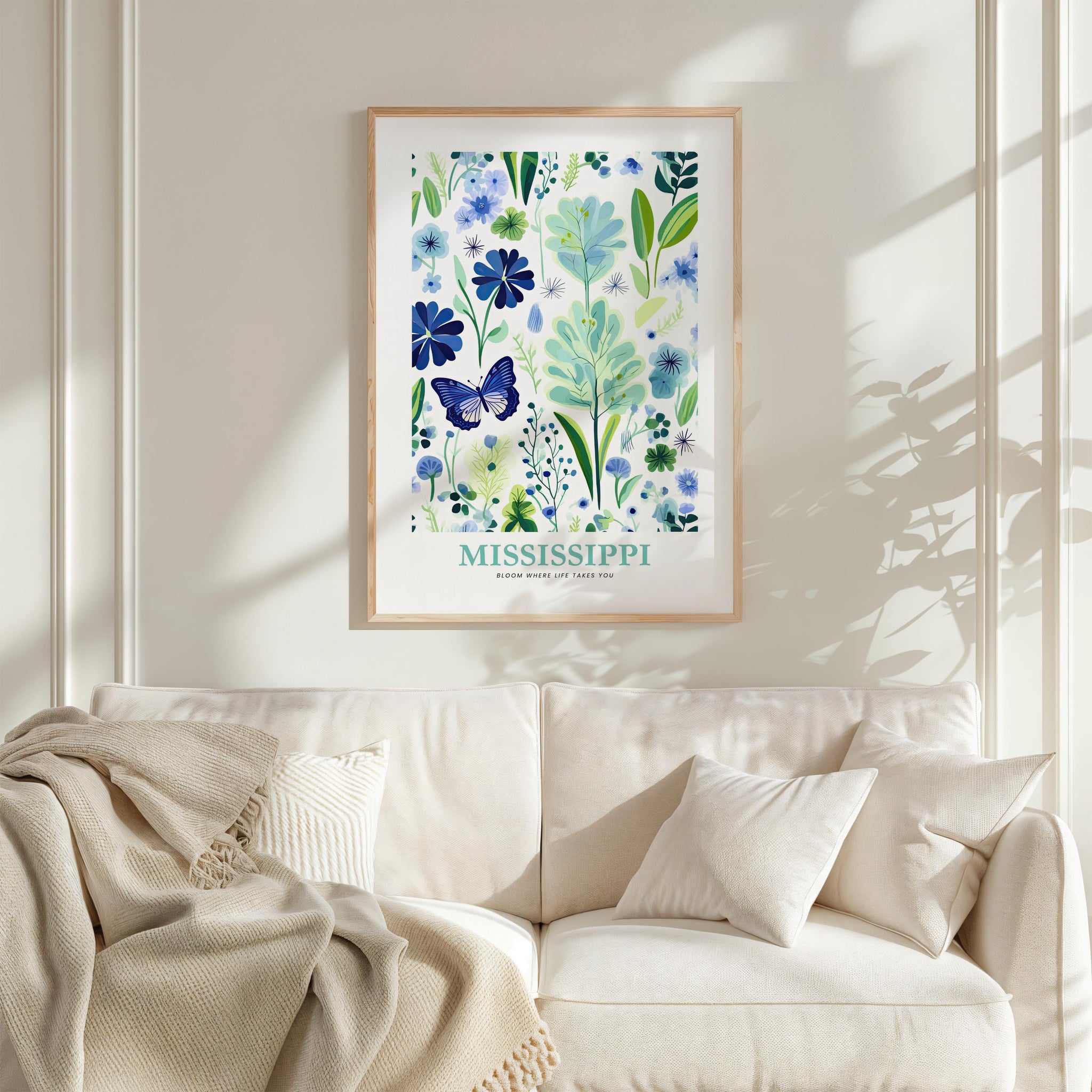 Mississippi Flower Poster