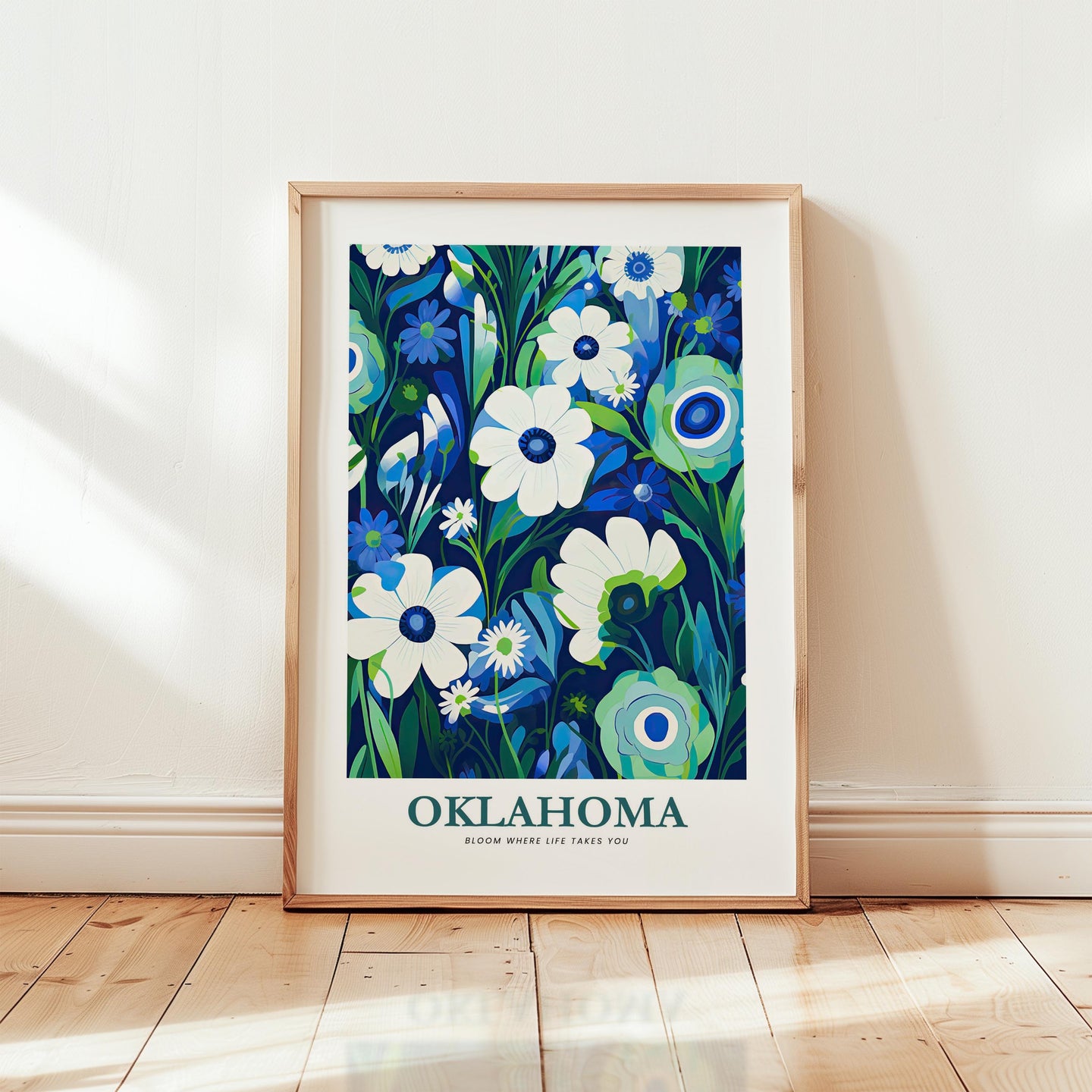 Oklahoma Flower Poster