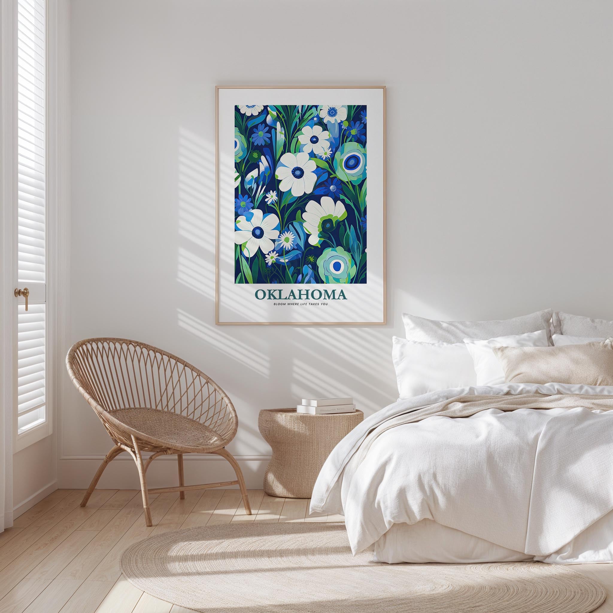 Oklahoma Flower Poster