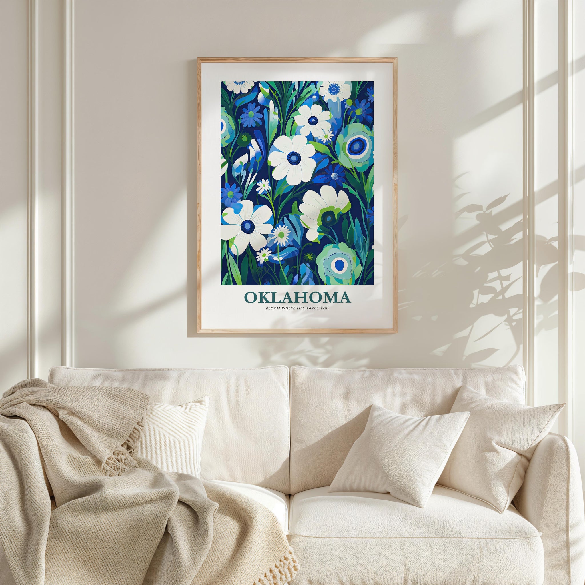 Oklahoma Flower Poster