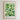 The image is a framed poster of a flower market in Berlin, featuring a collage of various green and white flowers and plants.