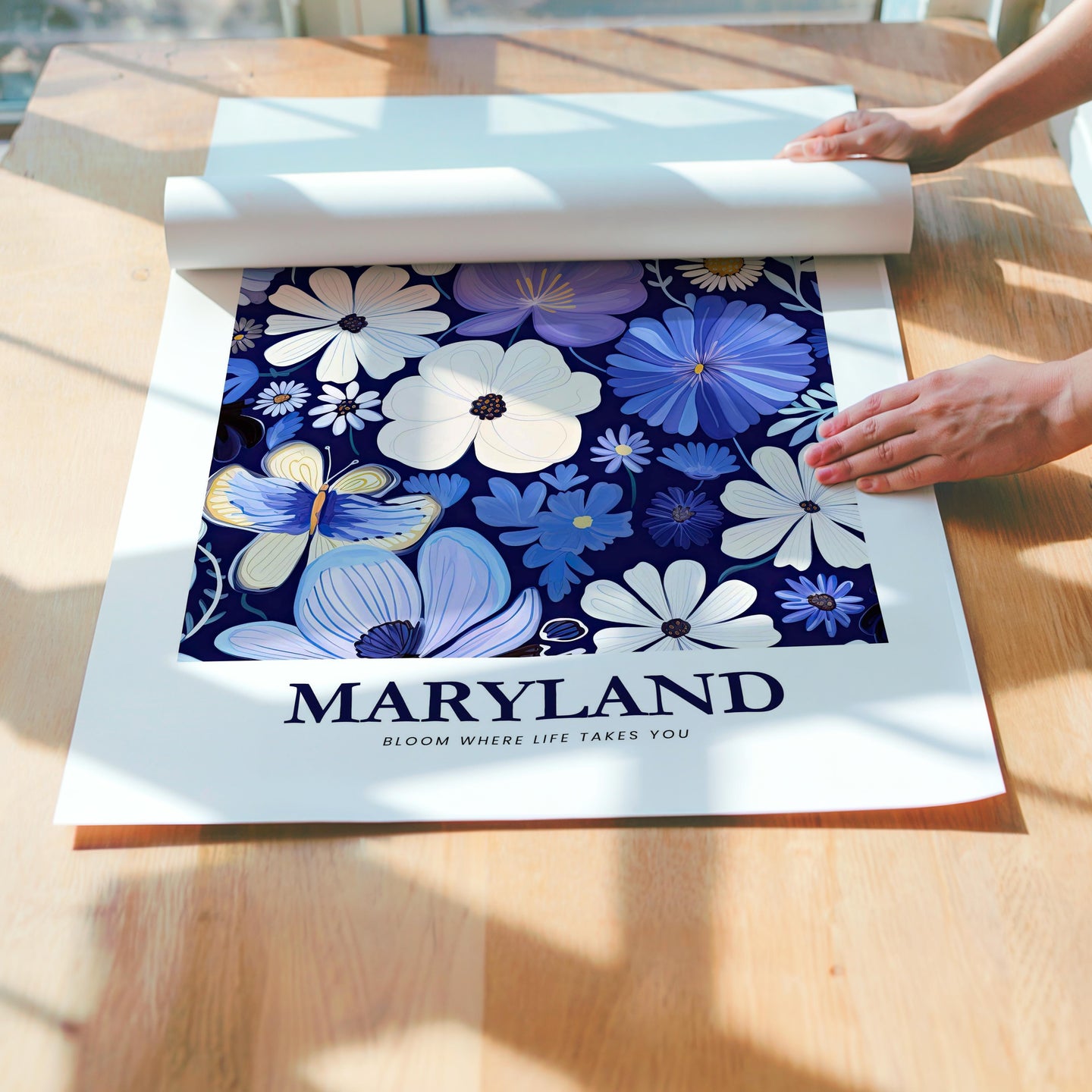 Maryland Flower Poster