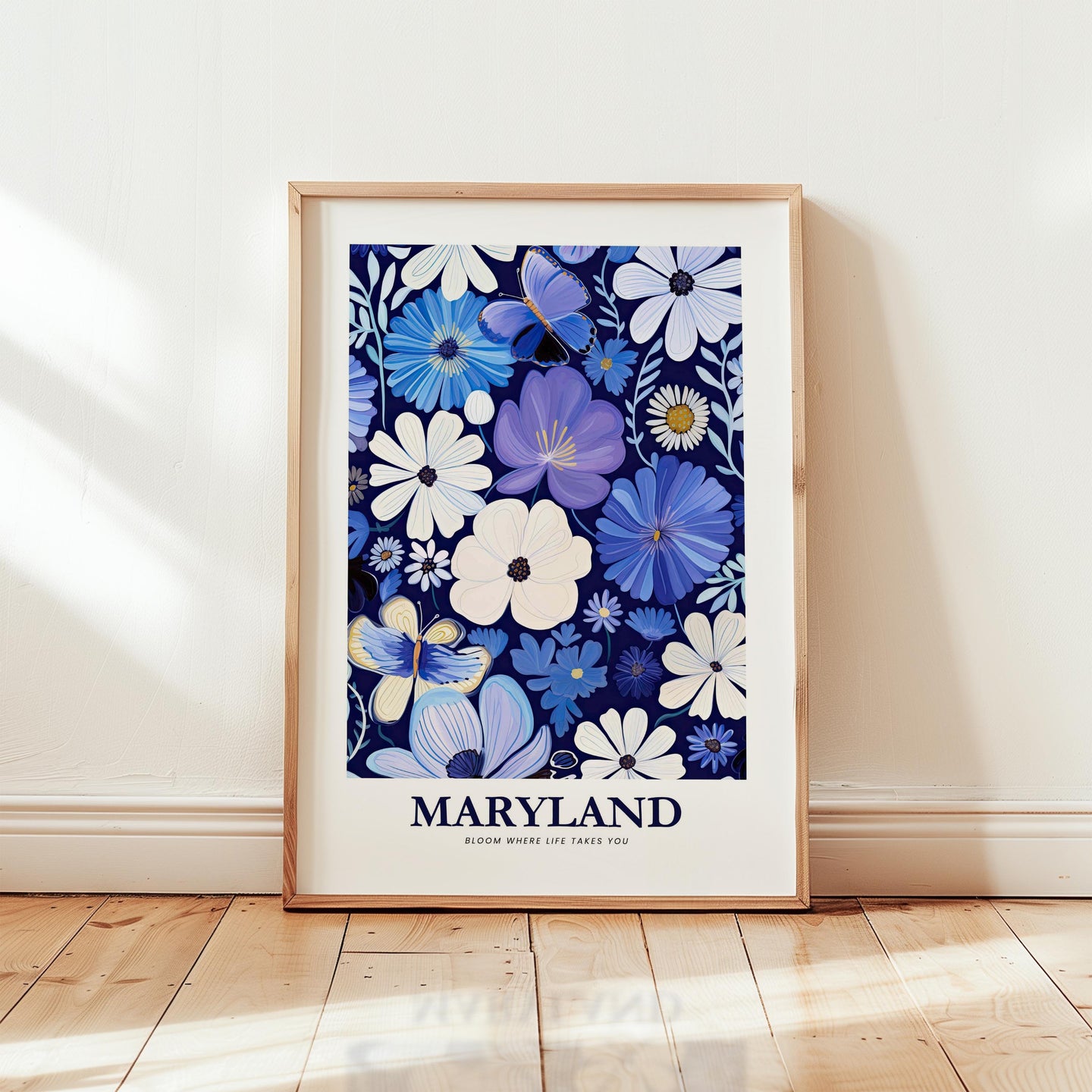 Maryland Flower Poster