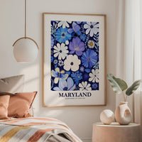 Maryland Flower Poster