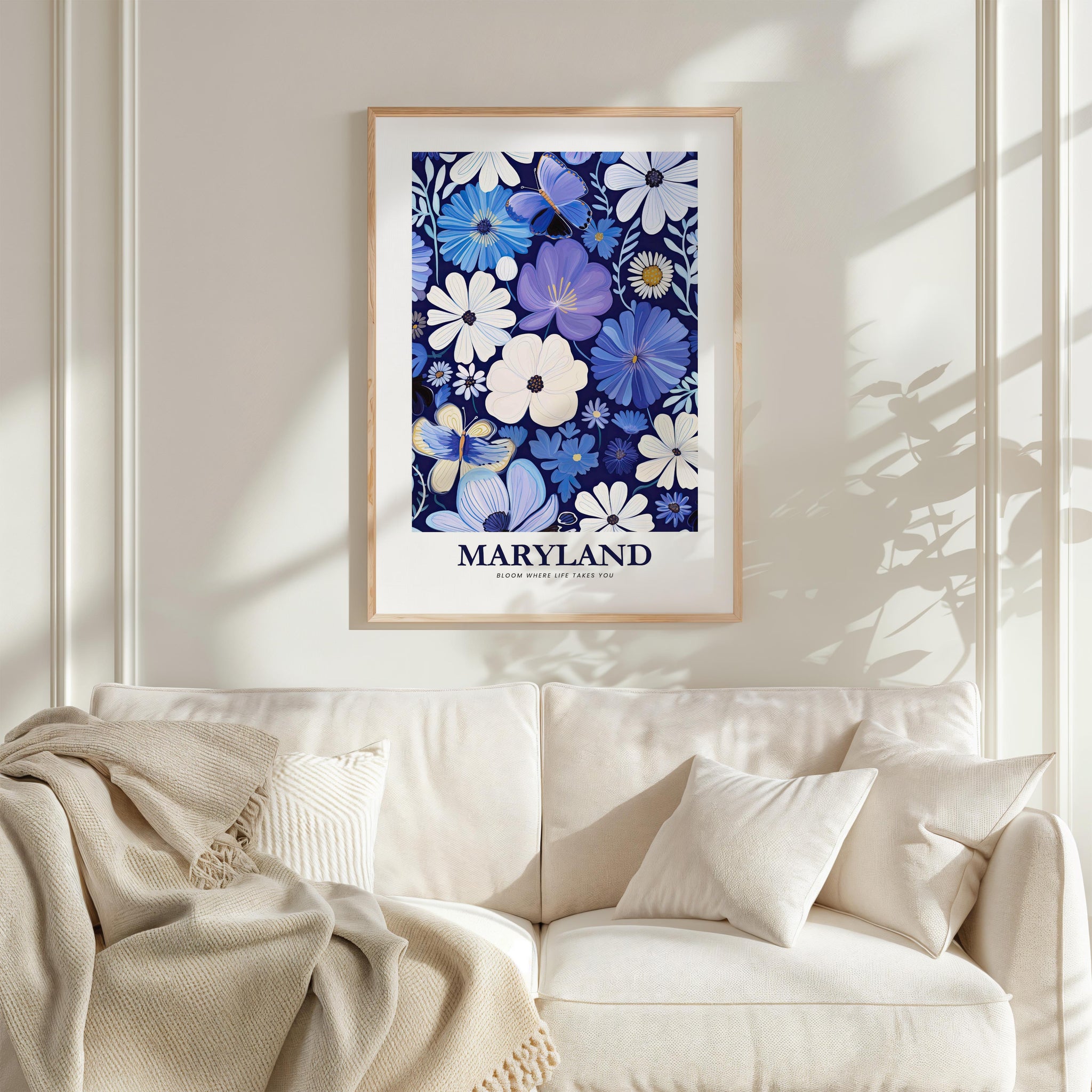 Maryland Flower Poster