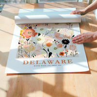 Delaware Flower Poster
