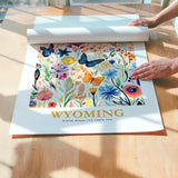 Wyoming Flower Poster
