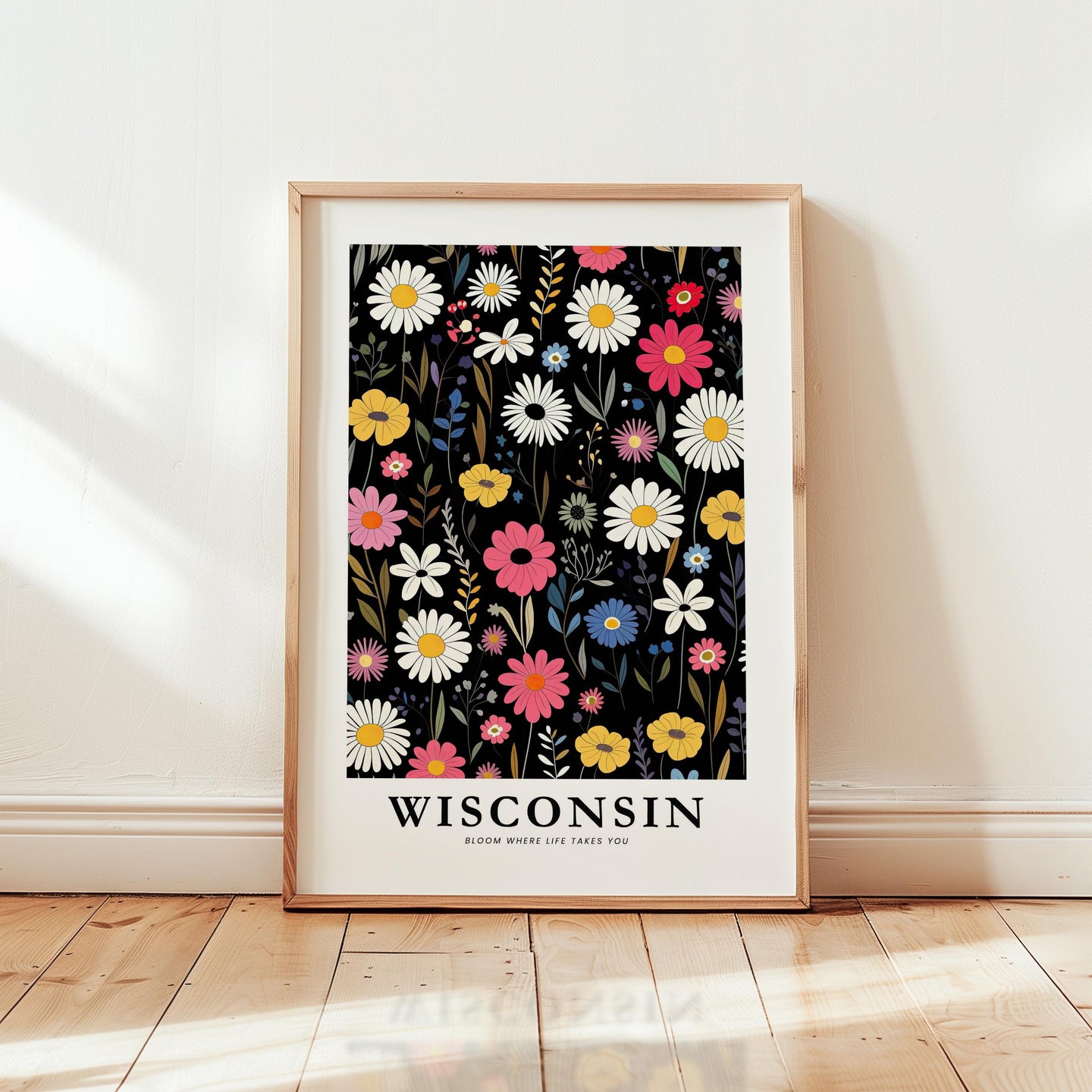Wisconsin Flower Poster