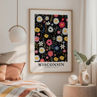 Wisconsin Flower Poster
